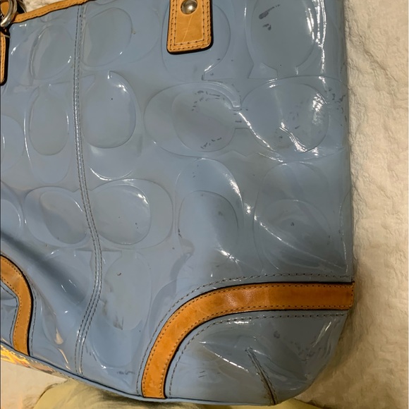 Vintage Coach Purse ** broken strap** - Picture 7 of 10